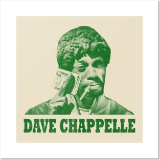 dave chappelle #6 // green solid style Posters and Art